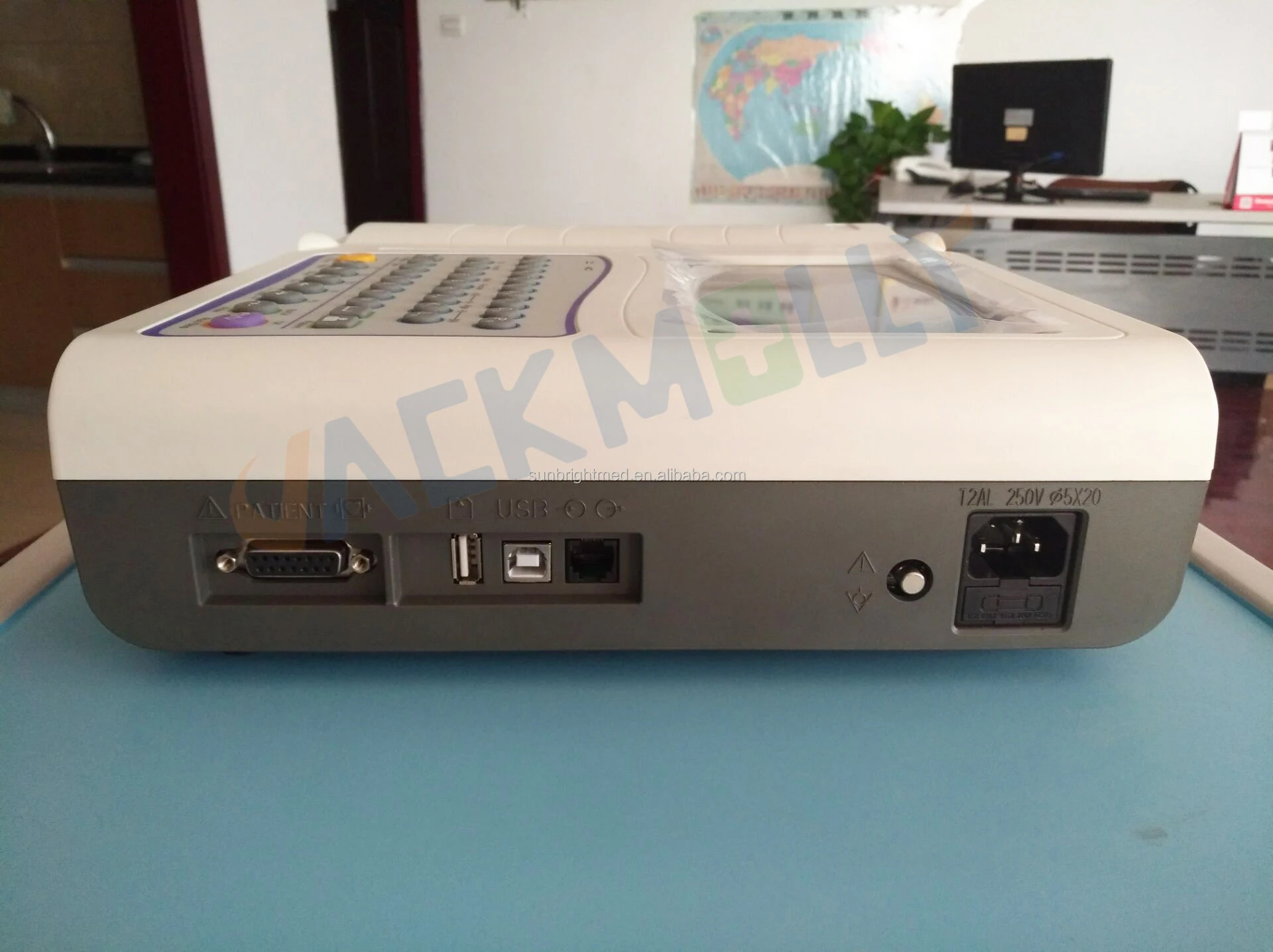 JM-8121 digital portable 12 channel 12 lead ECG machine with inner thermal printer for hospital