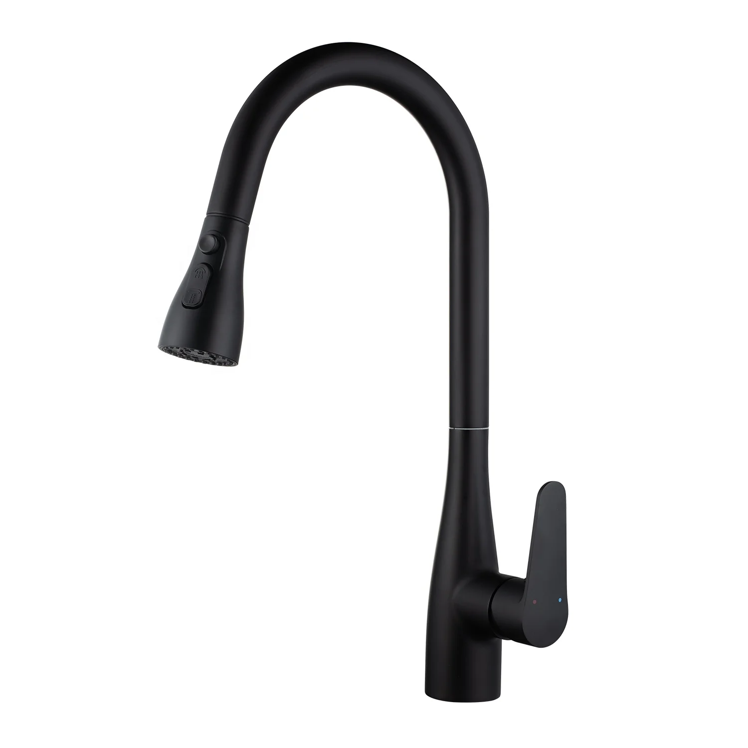 TB-4046 Tengbo Single Handle Pull Down Out Deck Mounted Hot and Cold Kitchen Sink Faucet Mixer Water Tap
