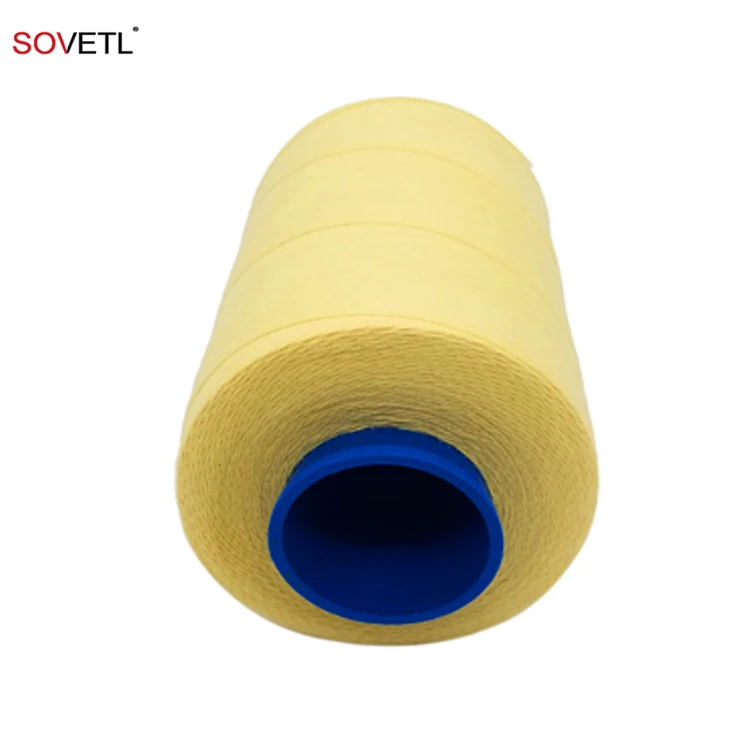 Aramid Short Fiber Thread Heat Fire Proof Resistant Flame Retardant Fire Retardant Kevlars Para Aramid Thread