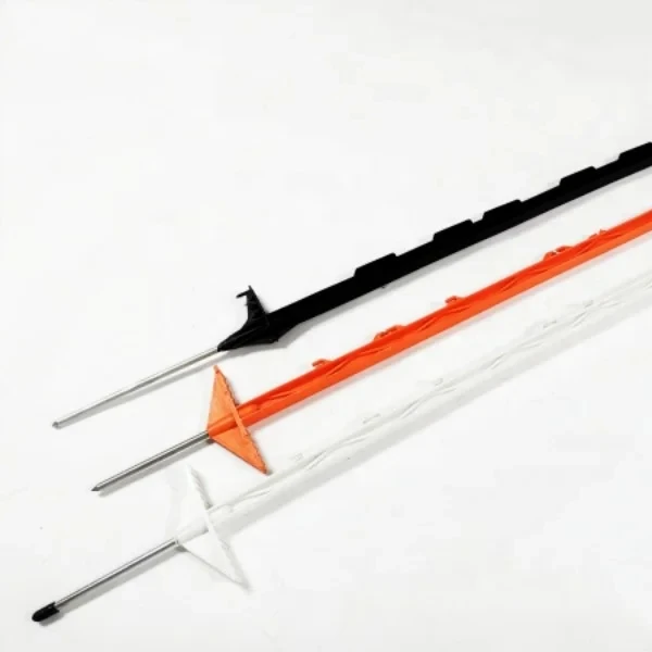 Easy Assemble Material Poly Wire Post Plastic Step In Temporary Electrical Fencing Poly Posts For Electric Fence