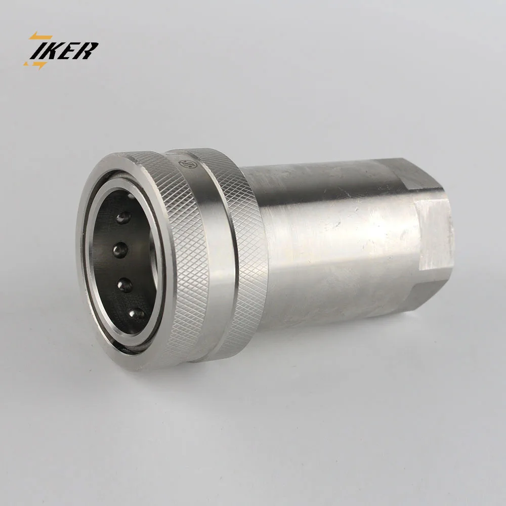 Iso 7241-a Series Poppet Valve Hose Fitting Coupler Hydraulic Quick Release Coupling 7241