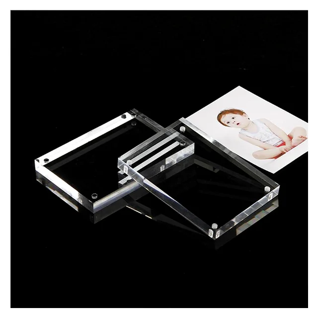 Acrylic Photo Frame Menu Holder Acrylic Display Frame Clear Acrylic Rounded Corners Picture Frame