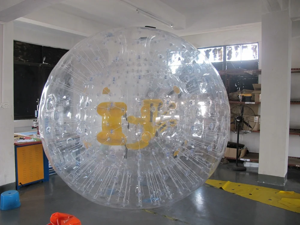 cheap grass inflatable zorb ball, TPU inflatable human hamster ball for sale