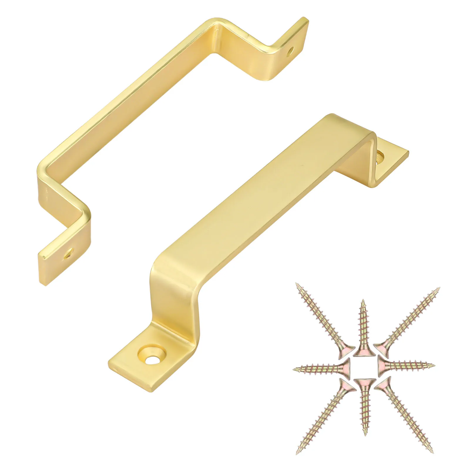 Brushed Nickel Gold Color Sliding Barn Hardware Kit for sliding barn door handle