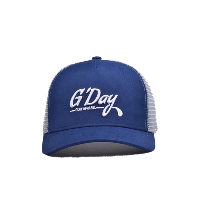 Wholesale Custom Logo Mesh Curved Brim Baseball Cap 5 Panel Model 112 Foam 3d Gorras Embroidered Trucker Caps Hats