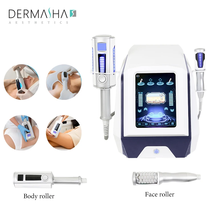 Portable 3D roller cellulite reduction machine body massage beauty machine 2 In 1 Vibration And Pressure Weight Loss Device