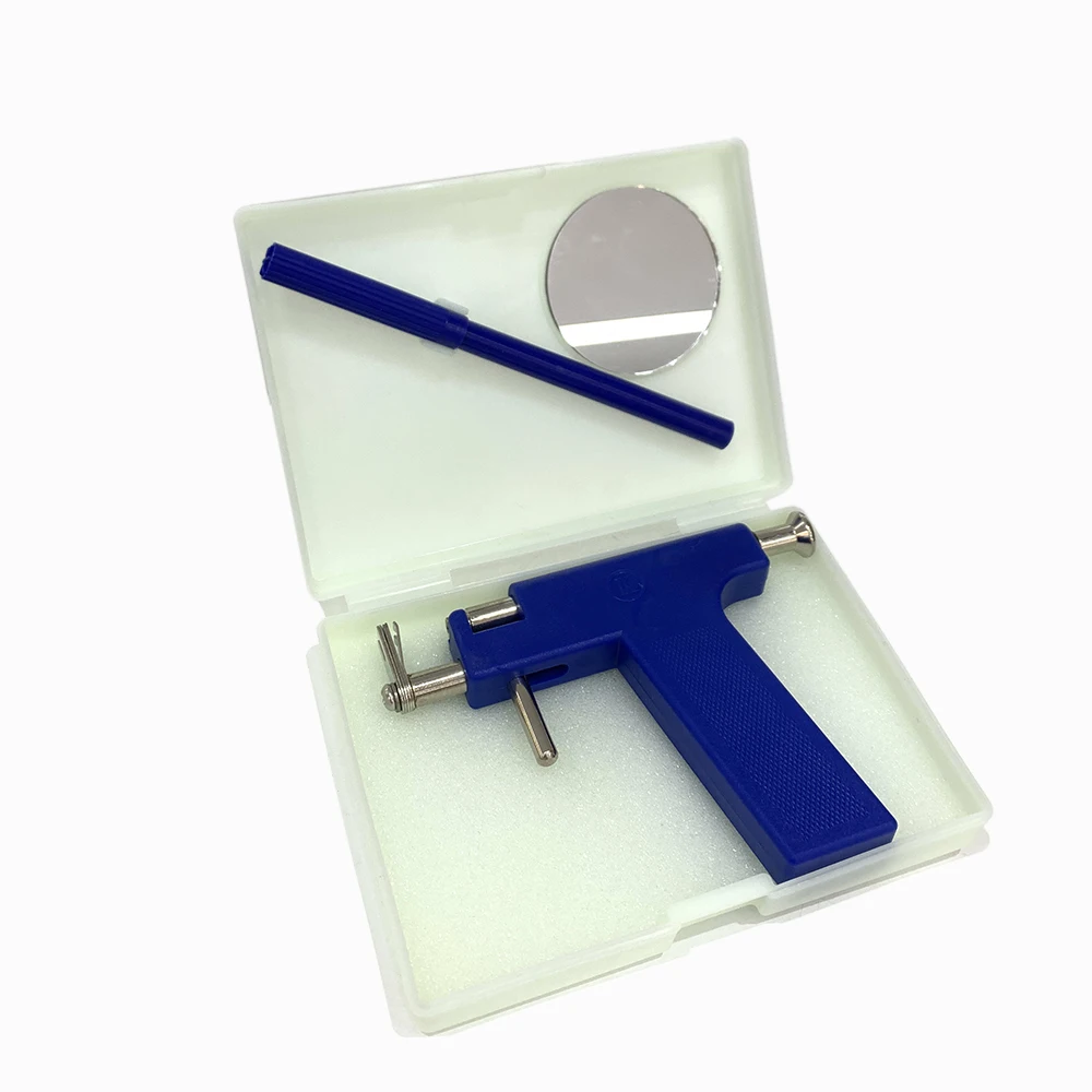 Blue Plastic Ear Piercing Gun
