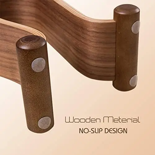 Wood Headphone Stand, Headphones Hanger Holder Mount Omega Compatible for Son* Gaming Headphones Display