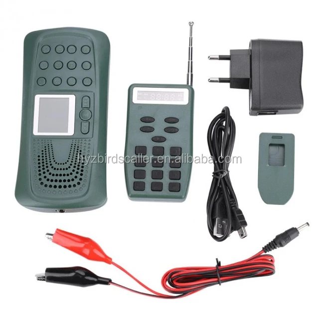 2024 Hunting Duck Bird Caller CP387B Outdoor Device Mp3 Player Built in Battery with 110 Birds Sounds  Wireless Remote Control
