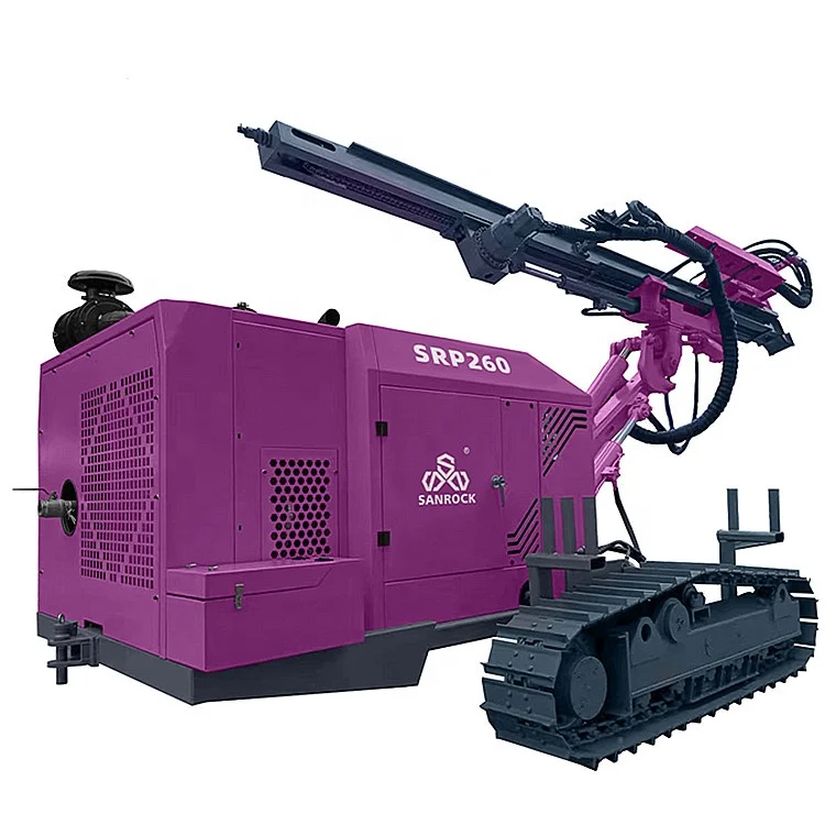 Multifunction hydraulic pile driver solar photovoltaic ground drilling pile driver machine