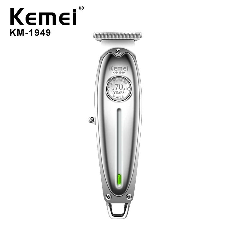  Металлическая Беспроводная Машинка для стрижки волос Kemei KM-1949 0 мм болдуговая