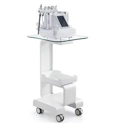 Beauty salon equipment trolley bubble carts water light skin management storage bracket mobile nail cart