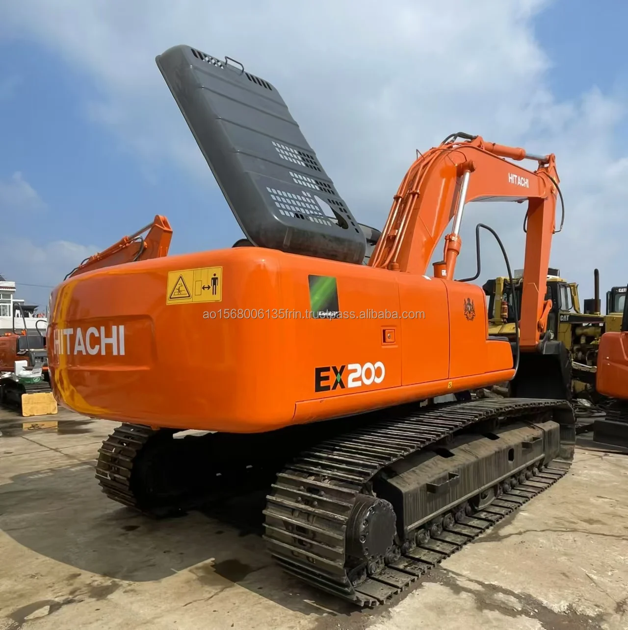 original Japan used hitachi EX200-5 excavator Used Hitachi EX200 ZX200 excavator