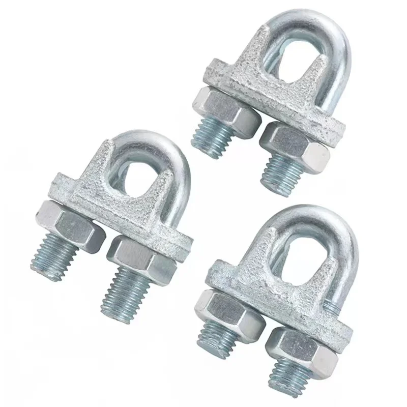 Hebei Factory Supply Fasteners Cable End Connections Clips Huge Quantity of Wire Rope Clamps in Stock