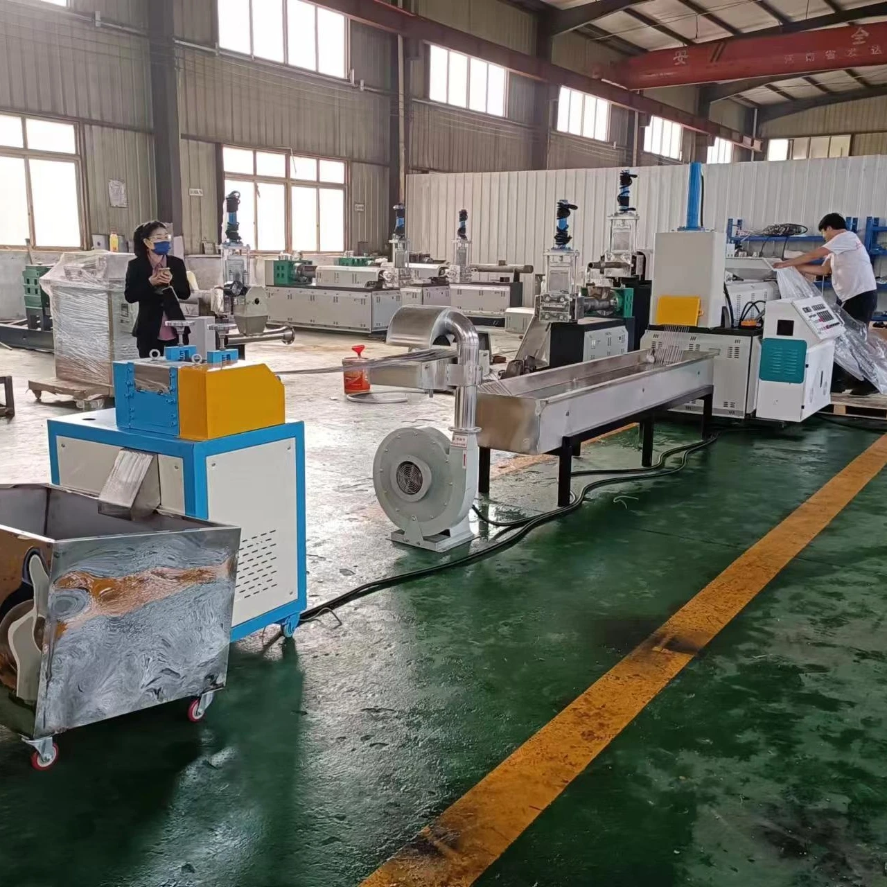 PP PE LDPE Plastic  Film  Recycling  Machine