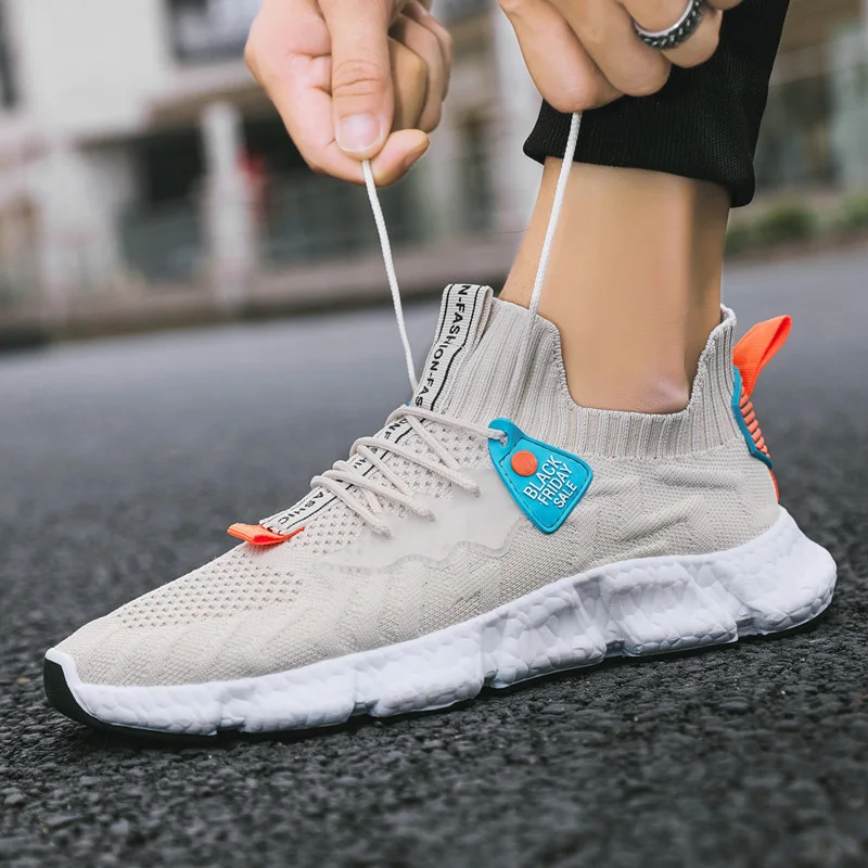 
Wholesale Custom Sports Shoe Fashion Mesh Running 2021 New Men Sport Shoes 