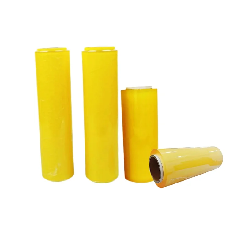 10-15mic 30-50 см ширина Jumbo Roll Oem Odm пищевая пленка из ПВХ стрейч свежая для упаковки мяса