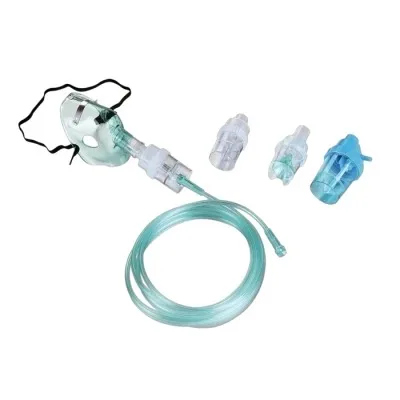 Hot Runner Nebulizer PVC Face Oxygen Mask Medical Device Mould Tooling Injection Molds With 7 Foot Tubing Aerosol Jar