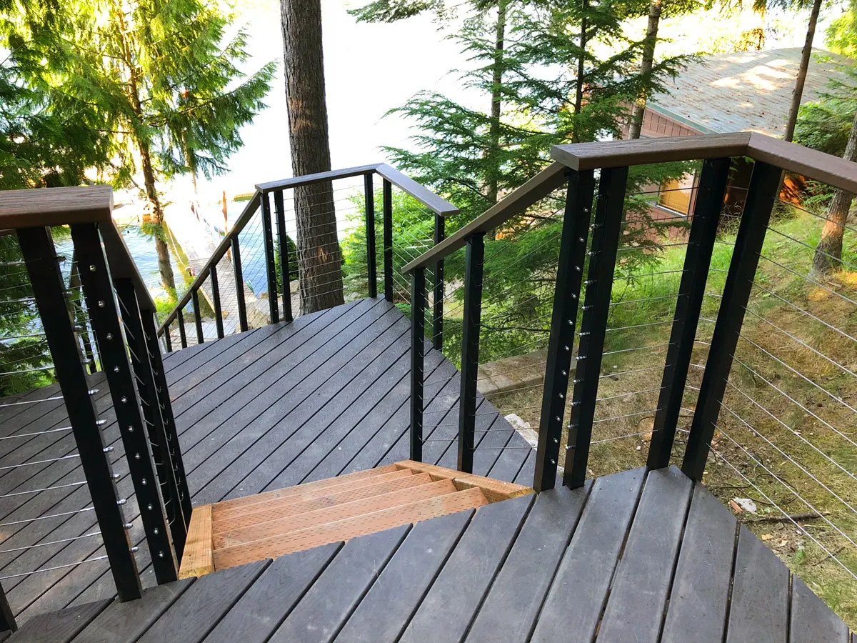 316 Stainless Steel Hardware Deck Railing Stainless Steel Cable Railing Systems With Low Price