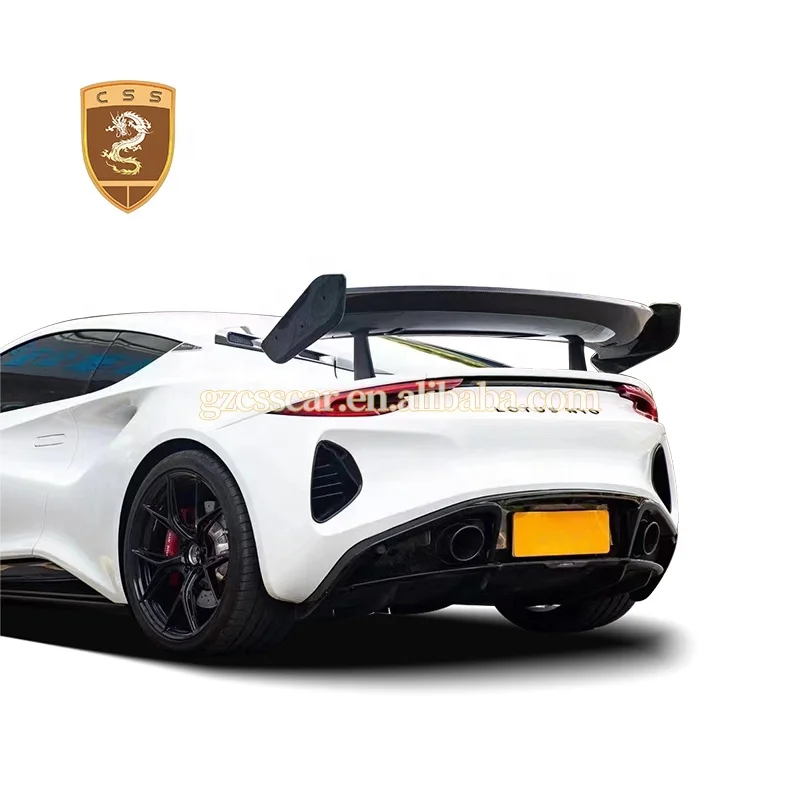 Комплект кузова для Lotus Emira GT4 стильные сухие Передние боковые юбки из углеродного волокна задние спойлеры