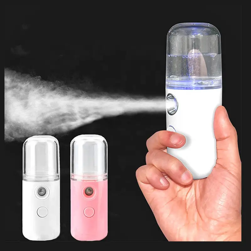 USB Electronic Nano Facial Body Mist Sprayer 30ml Face Spray Beauty Instruments Portable Humidifier Mist Sprayer
