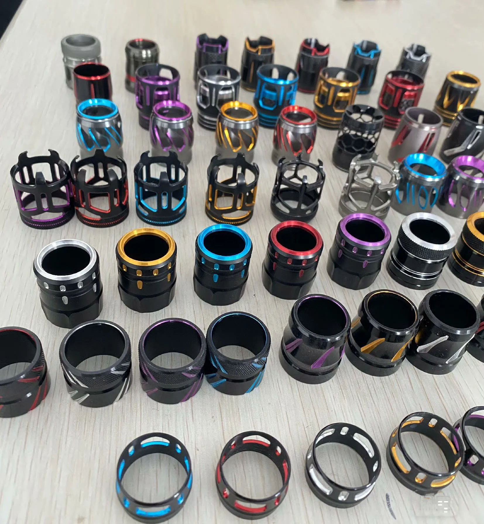 Fishing Rod Accessories Anodized Aluminum Winding Checks