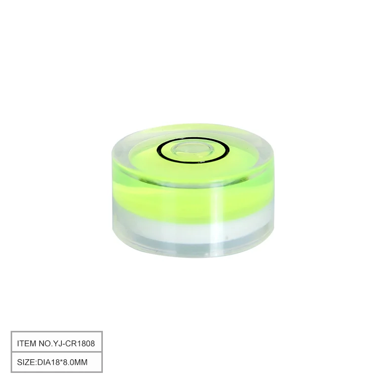 YJ-CR1808Precision Disc Round Circular Bubble Spirit Level Measuring Tool Round Bubble Level