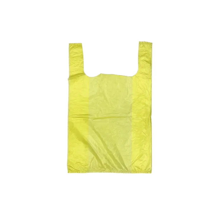 Китайская оптовая продажа, фабричная футболка, пластиковые пакеты, биоразлагаемые сумки для покупок, бесплатный образец, красочные пластиковые футболки