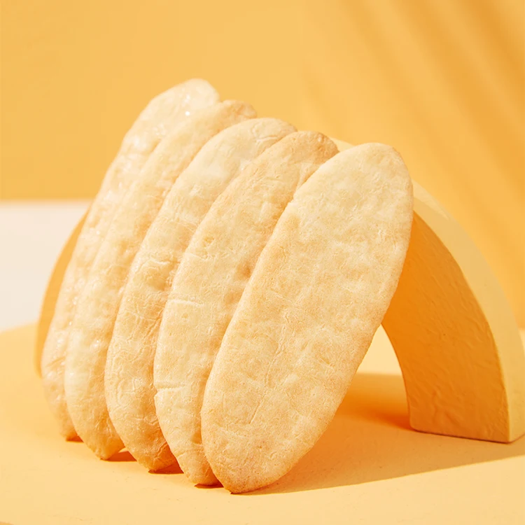 Nutritious Plain Rice Crackers with No Artificial Flavors