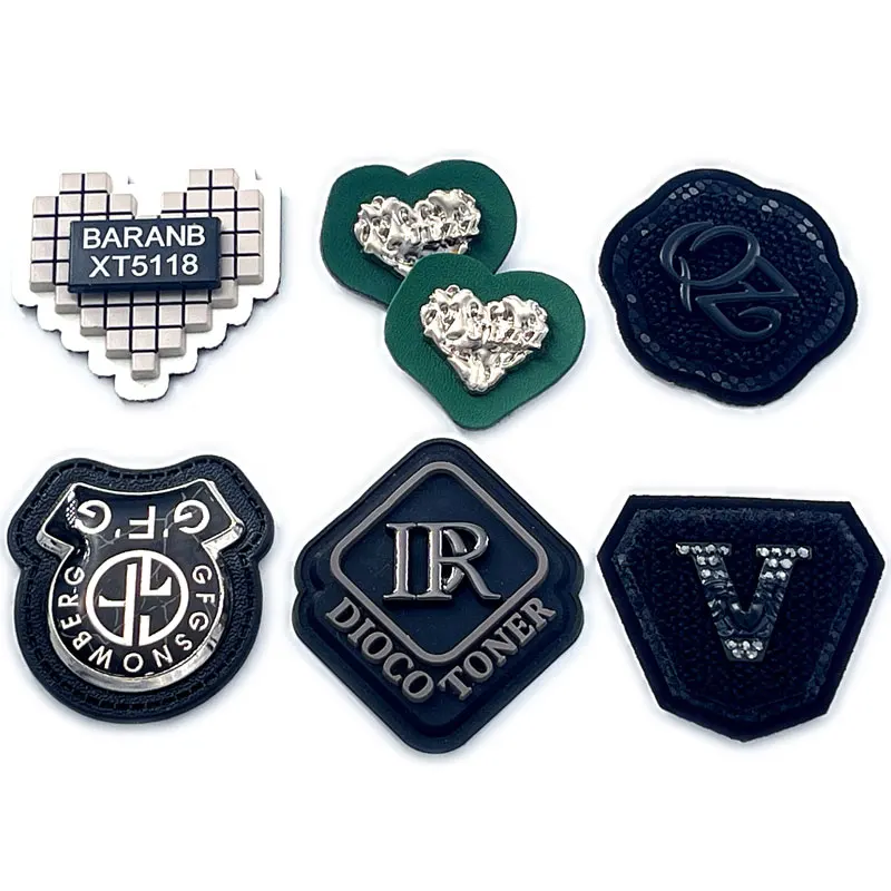 Genuine Unfinished Luxury Waterproof Private Label PU Leather Pouch Patches For Laser Engraving