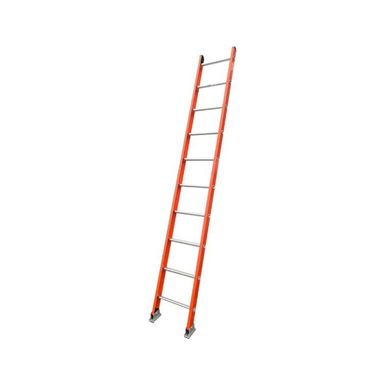 Modern Household Factories Insulated High Grade FRP Straight Step Ladder