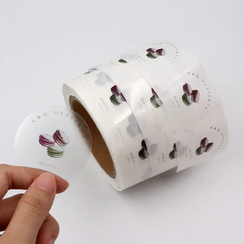 Good Price Customized Printing Hot Stamping Clear Stickers Transparent Logo Label
