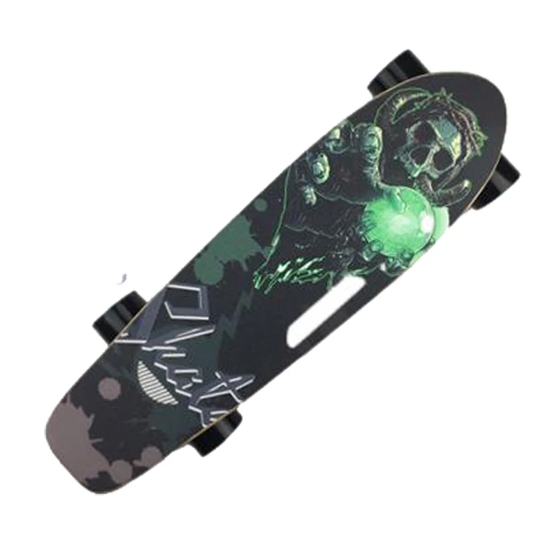 2022 dual motor 350w 24v maple deck longboard remote electric skateboard for extreme sports