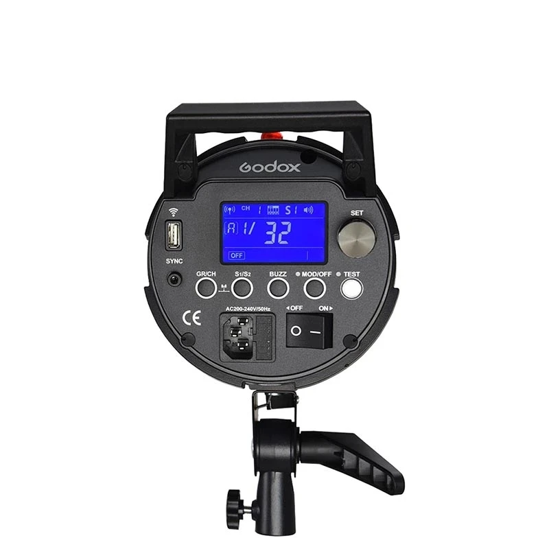 QD400 220V Quicker 400DII Flash built-in 2.4G high speed callback photography lamp shooting fill lamp Photo flash light