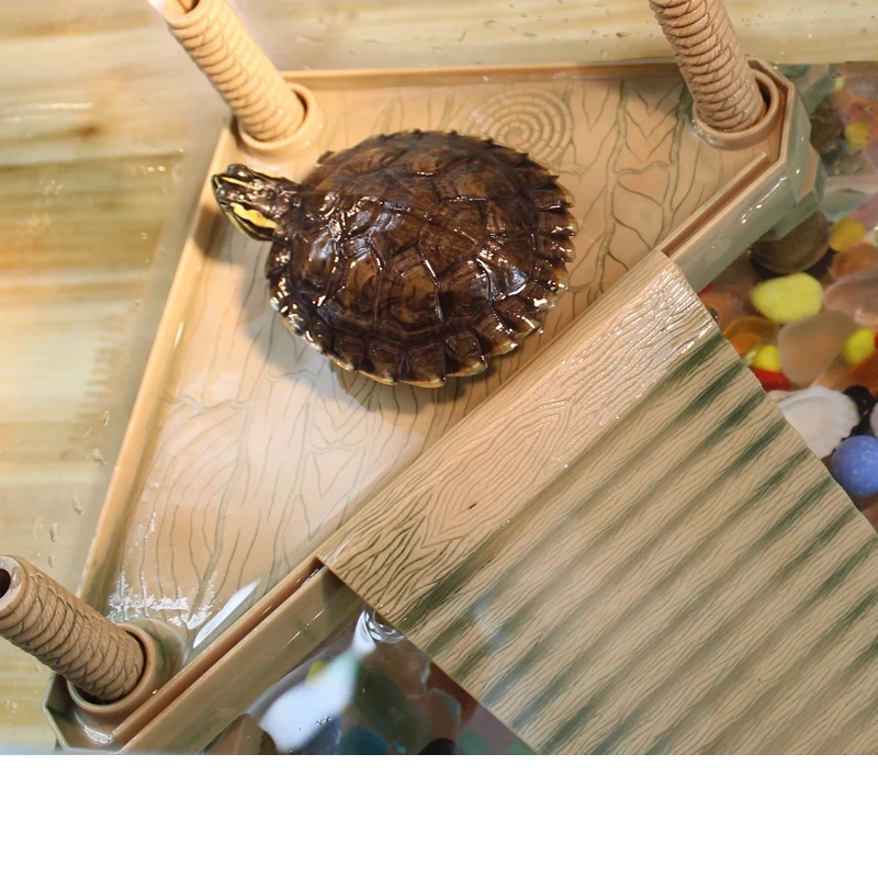Turtle Basking Platform with Suction Cup Water Turtle Terrace Tortoise Tank Drying Rest Platform Aquariums & Accessor