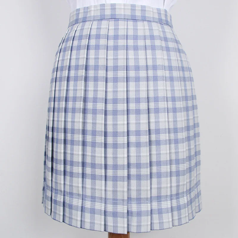 Korean Style Plaid Pleated Skirt student Spring fall High Waist Short Student 2024 New Summer girls school uniform Skirts