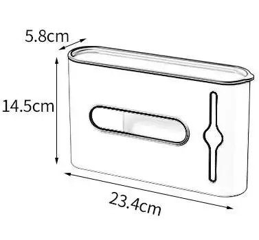large square colored acrylic Garbage bag plastic plastic divider storage box