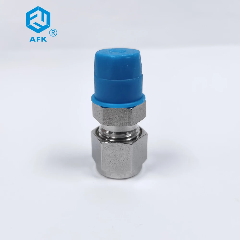 AFK Male Connector Ss316 Pipe Fitting Male Thread Connector Fitting Double Ferrule MC