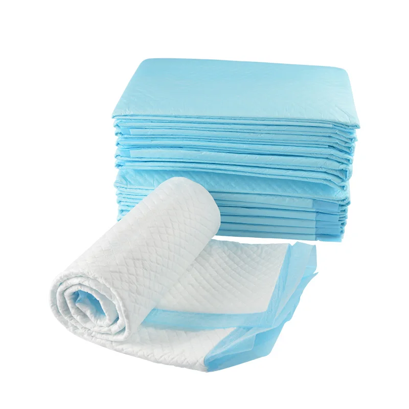 Medical-grade disposable underpads 90x180 hospital use waterproof incontinence bed pad with quick absorbency