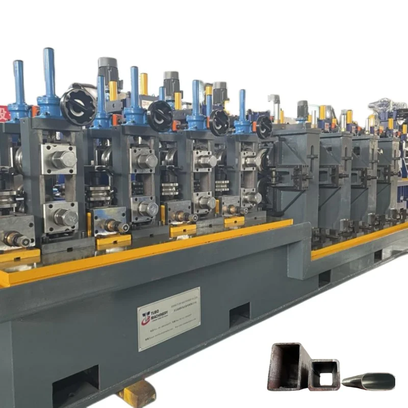 High Accuracy ERW Tube Mill Line  furniture Steel Pipe Making Machine