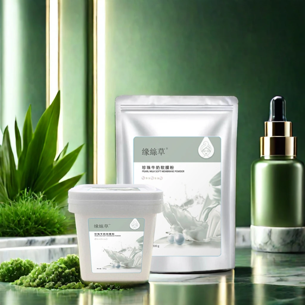 Pearl milk soft mask powder for moisturizing, soothing, brightening skin, facial repair, application type soft mask powder whole
