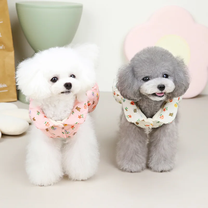 Luxury Pet Clothes Plus Velvet Princess Dog Dress Keeping-warm Winter Good quality Clothes