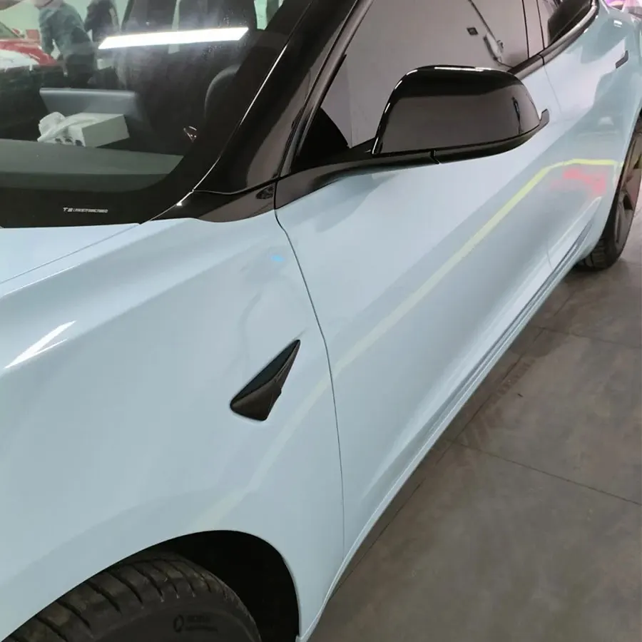 KDPPF High Quality Installation-Friendly TPU Color PPF Fade Proof High Glossy Not Leave Glue Ice Blue Car Wrap