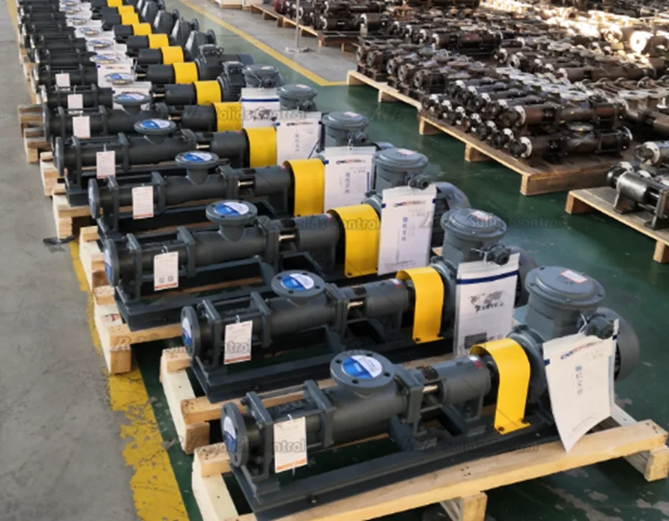 Factory processing sewage screw pump filtration mud screw pump