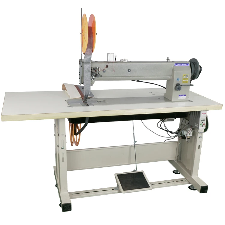 6620-25 635mm Customization Long Arm Compound Feed Walking Foot Flat Bed Double Needle Lockstitch Sewing Machine For Heavy Duty