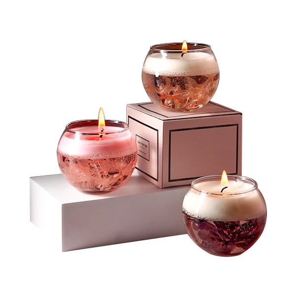 Home Decor Different Fragrance Customized Candles 3 Wooden Wick Menahem Scented Candles