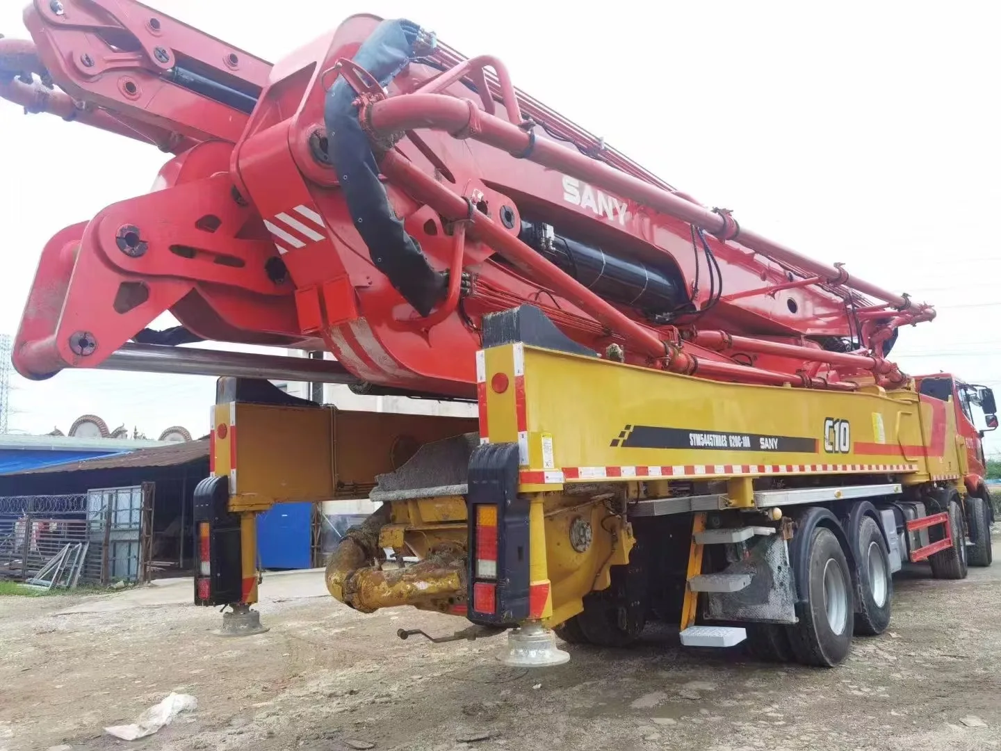 Hot selling 2020 concrete pump truck 62m 56m 49m truck mounted concrete pump used pump truck