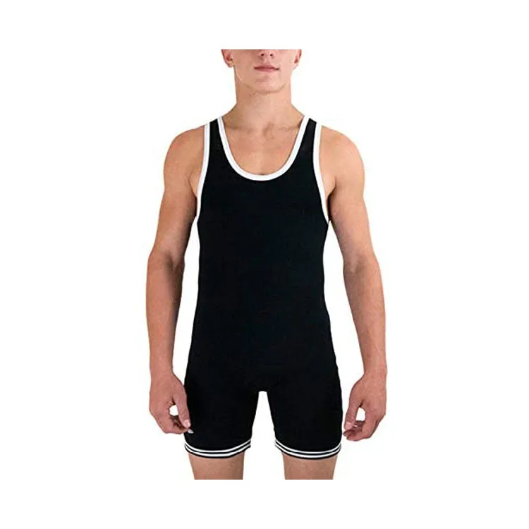 Exquisite Workmanship Customized Logos Colors Wrestling Singlets With OEM & ODM Service
