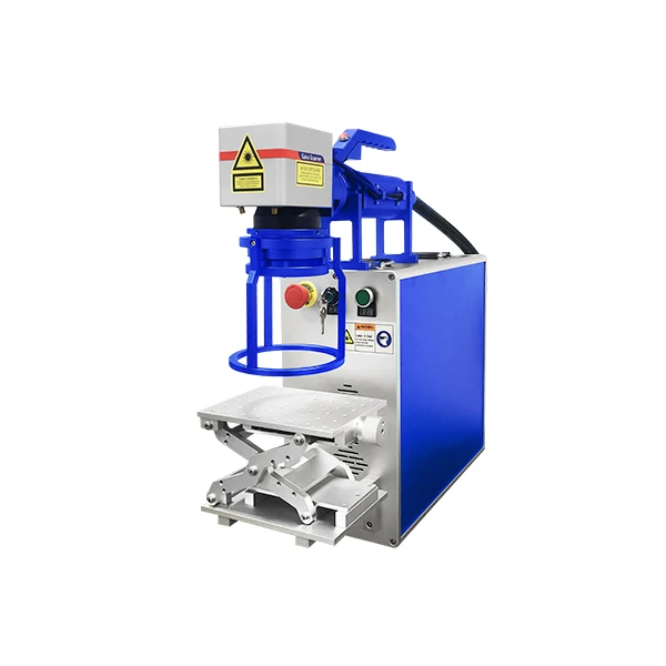 JPT 30w handheld mobile laser automatic DIY logo marking engraving machine for name card auto glass vin number wire and cable