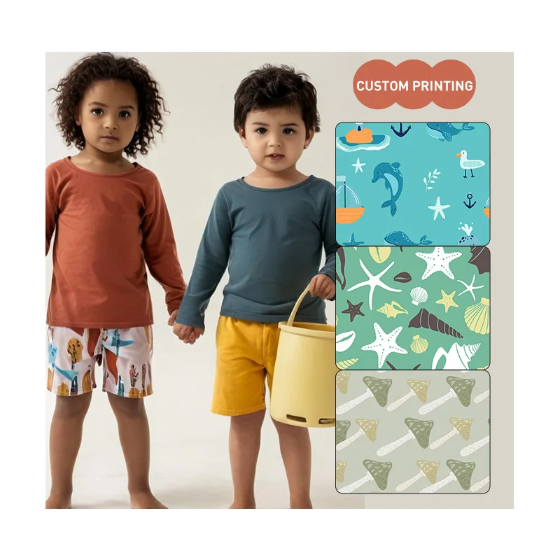 FIELD BALANCE Custom Upf 50 Children Beach Swimwear 2 Piece Kids Boys Recycled Manufacturer